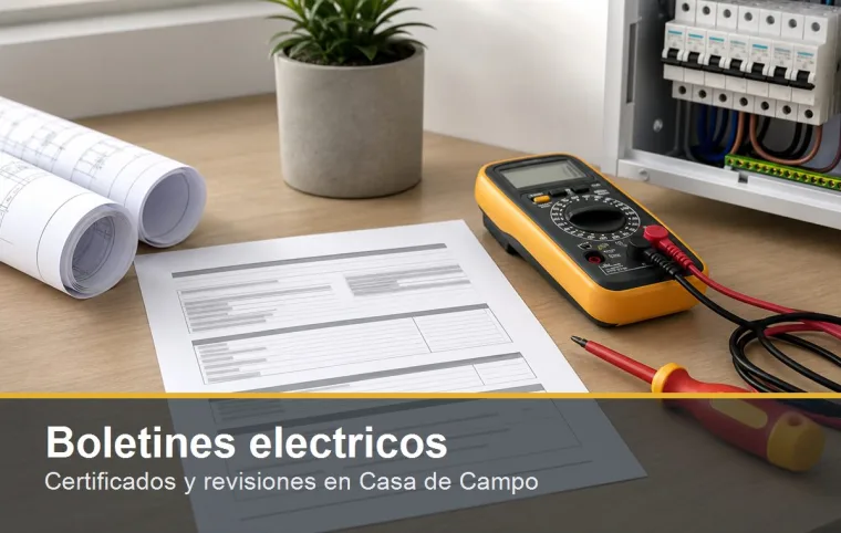 Boletines electricos en Casa de Campo